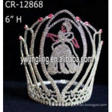 6 Inch Princess Pageant Crown Tiara